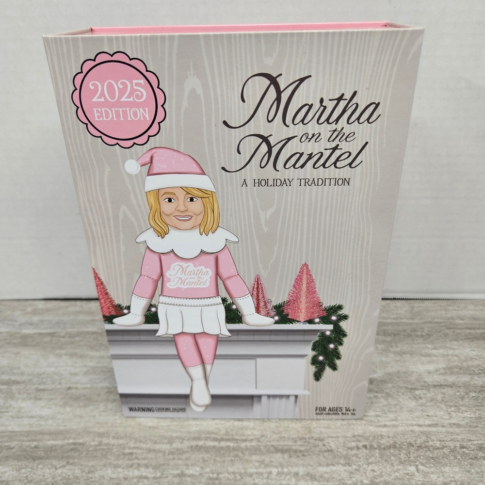 Martha‎ on the Mantel 2025 Edition Holiday Tradition Elf Doll with Box